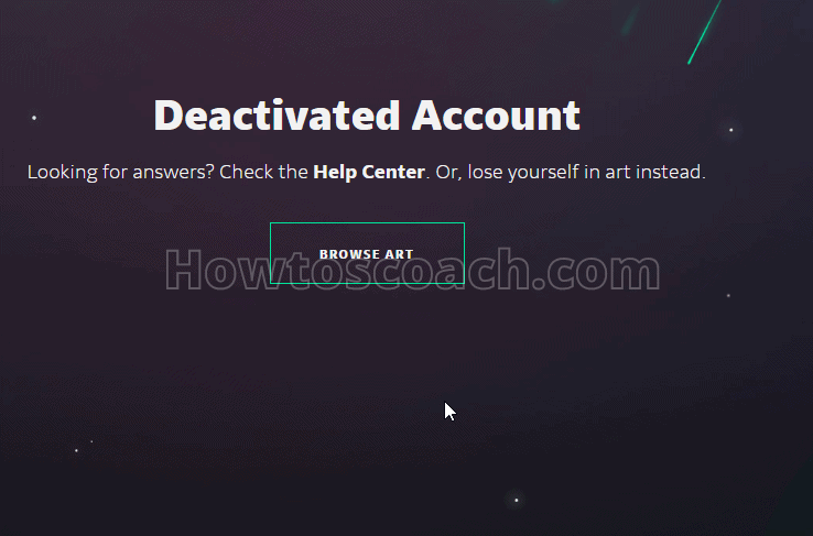 Cómo eliminar una cuenta de DeviantArt