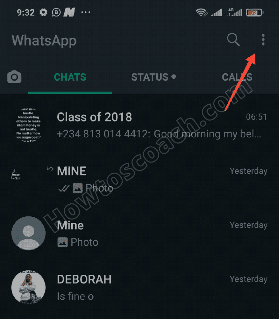 Inicie WhatsApp en su dispositivo móvil