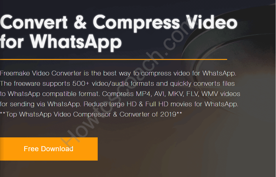 enviar archivos de video en WhatsApp usando WhatsApp Video Optimizer (WhatsApp Web)